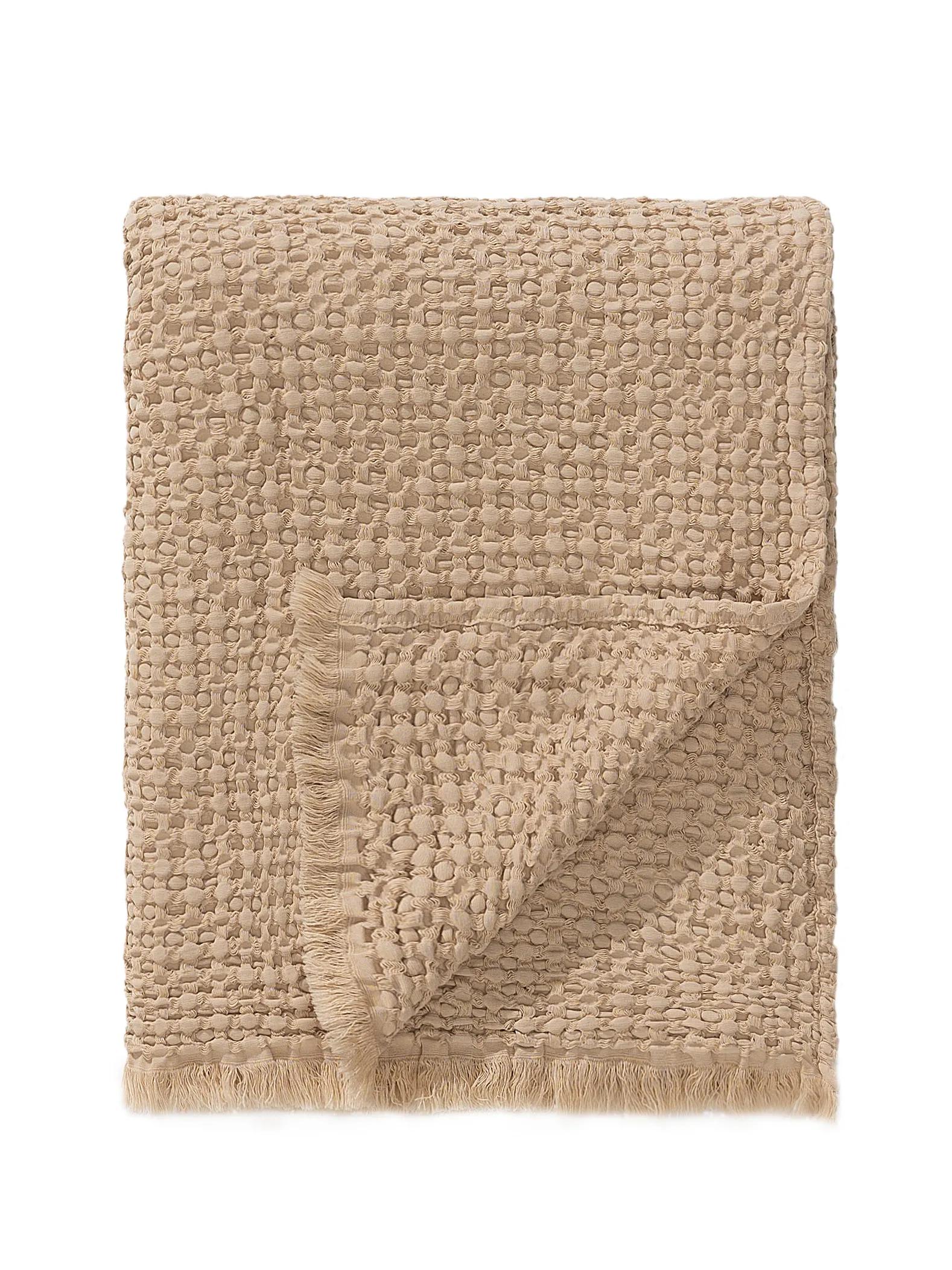 Cotton blanket Cloe Beige