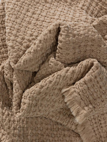 Cotton blanket Cloe Beige