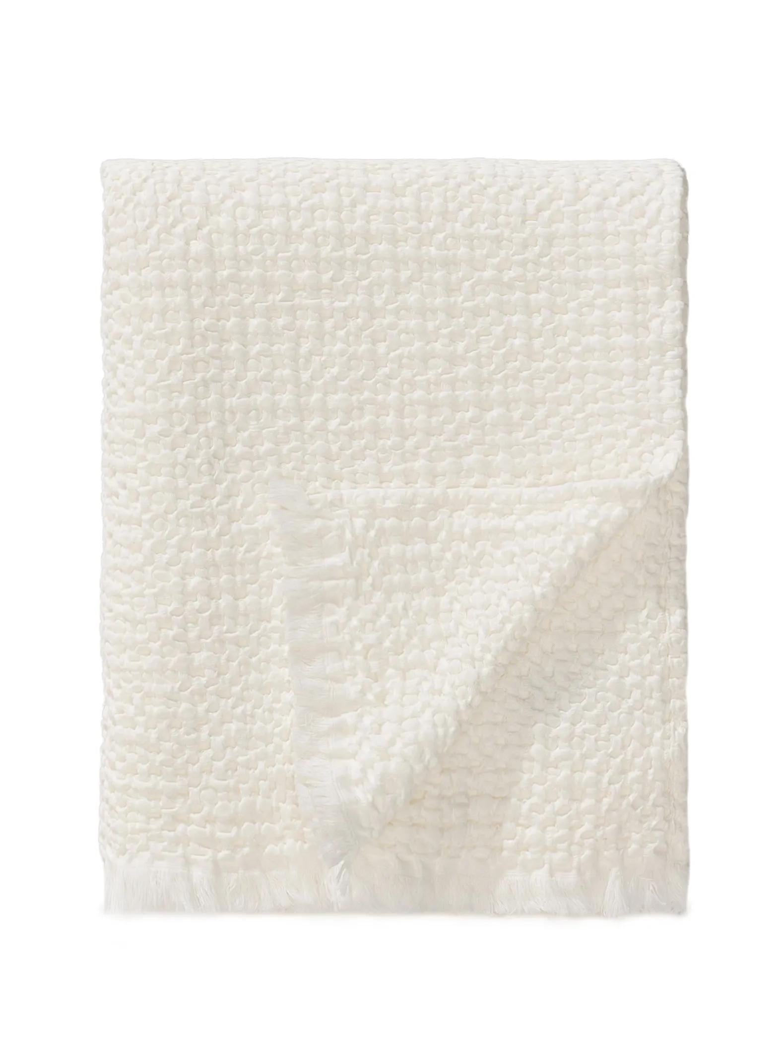 Cotton blanket Cloe Cream