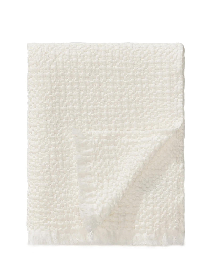 Cotton blanket Cloe Cream