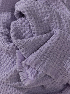 Cotton blanket Cloe Purple