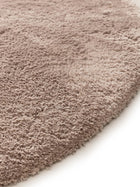 Shaggy Round Rug Cloudy Taupe