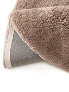 Shaggy Round Rug Cloudy Taupe