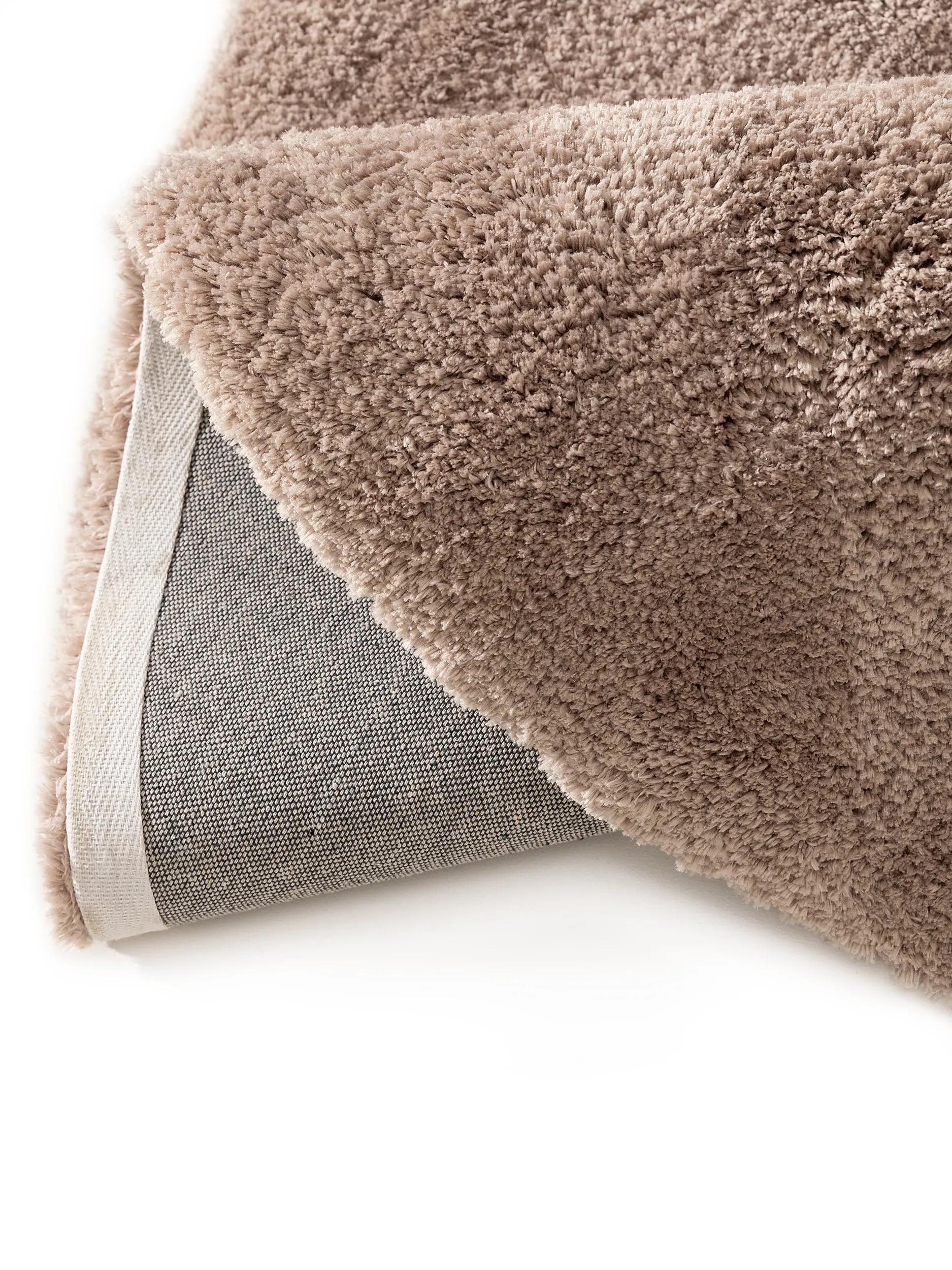 Shaggy Round Rug Cloudy Taupe