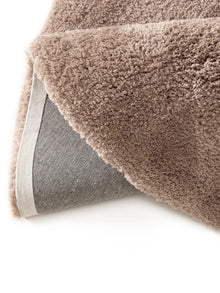 Shaggy Round Rug Cloudy Taupe
