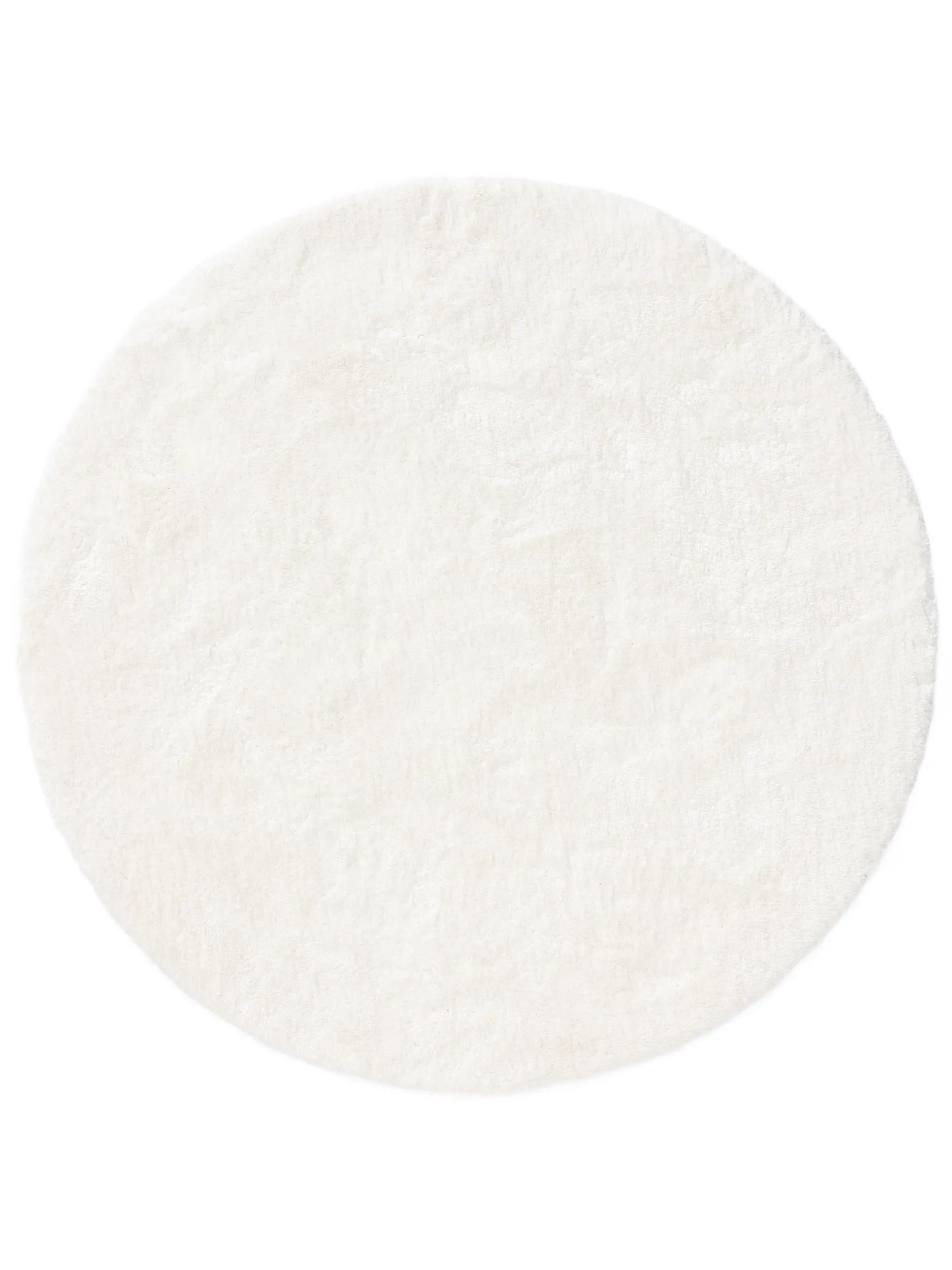 Shaggy Round Rug Cloudy Cream