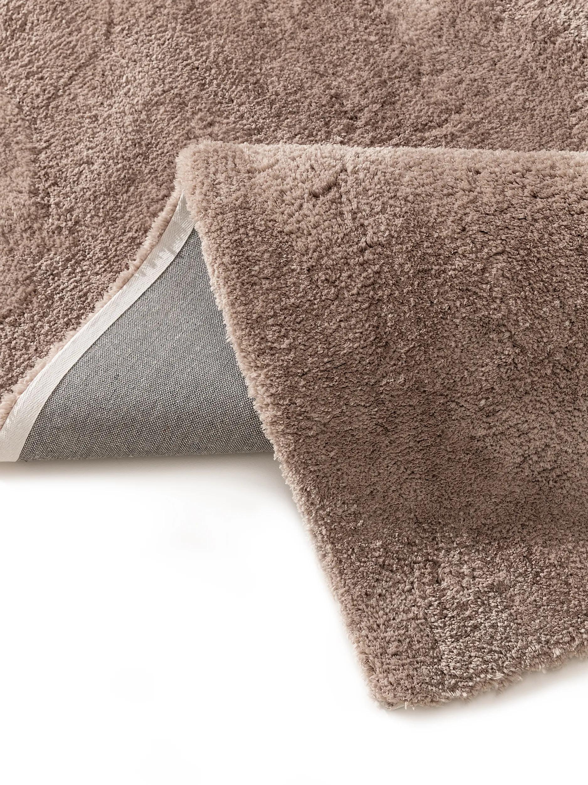 Tapis shaggy Taupe Nuageux