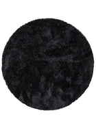 Shaggy Round Rug Cloudy Charcoal