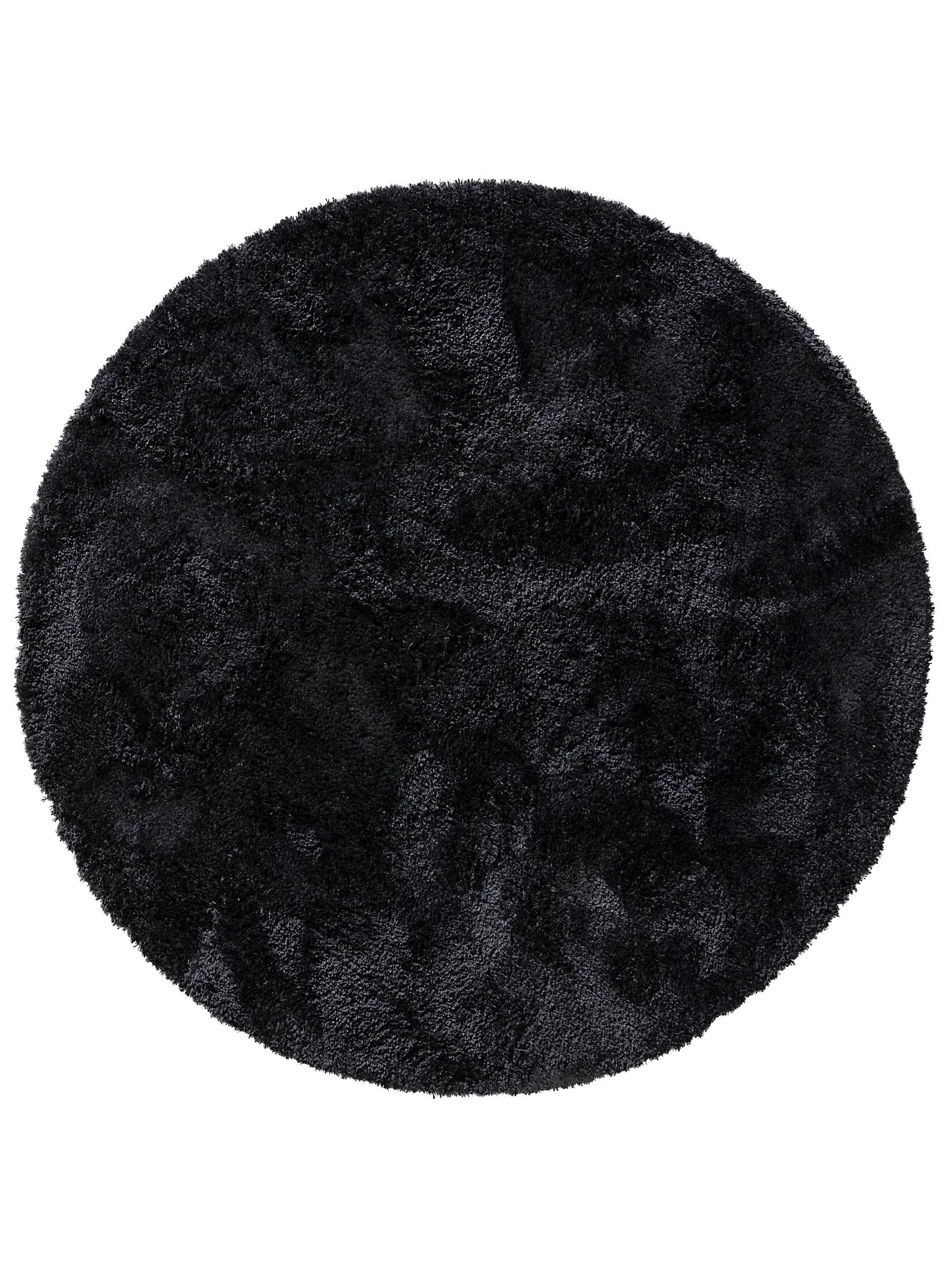Shaggy Round Rug Cloudy Charcoal