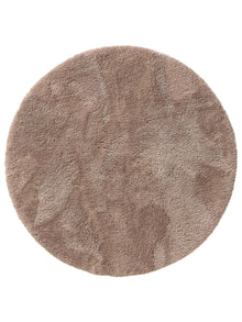 Shaggy Round Rug Cloudy Taupe