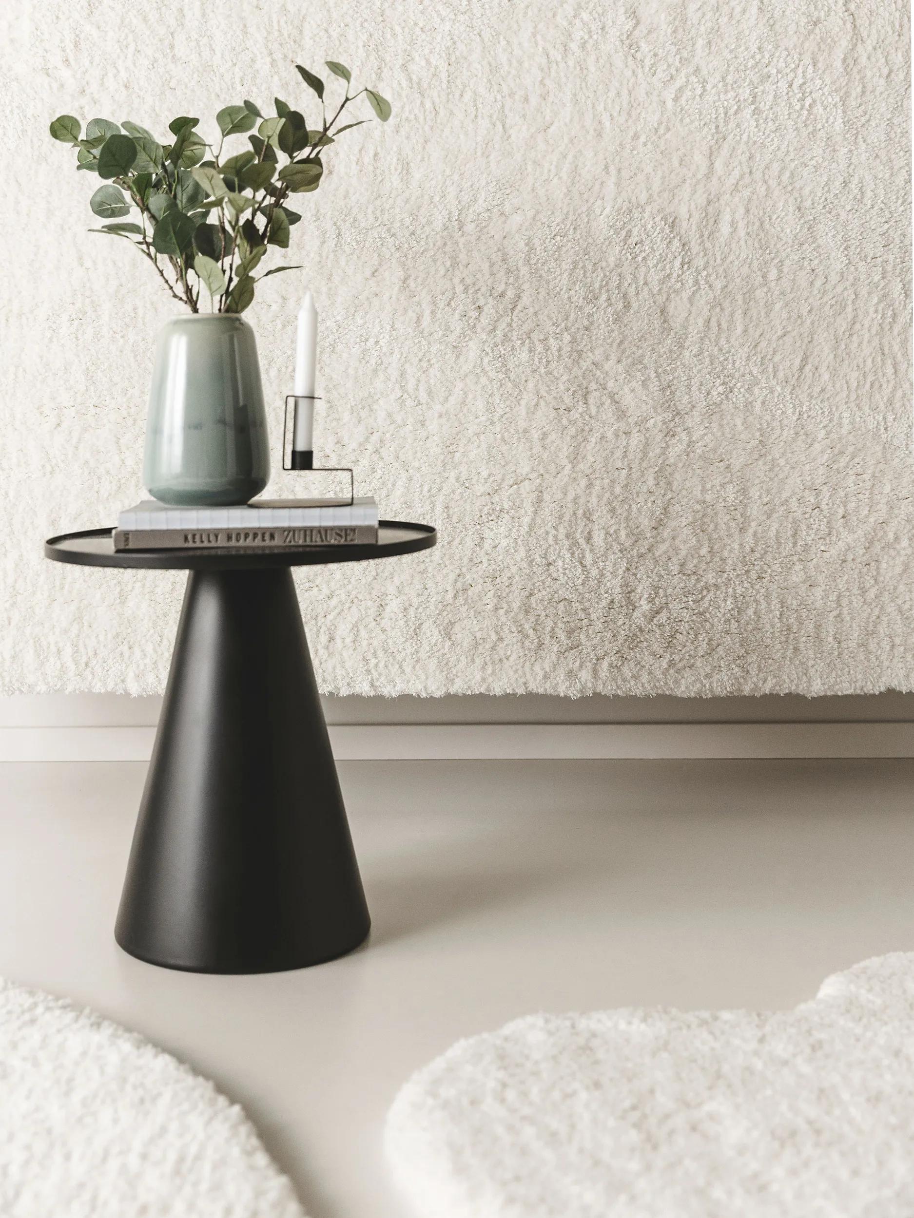 Alfombra peluda Crema Nublada