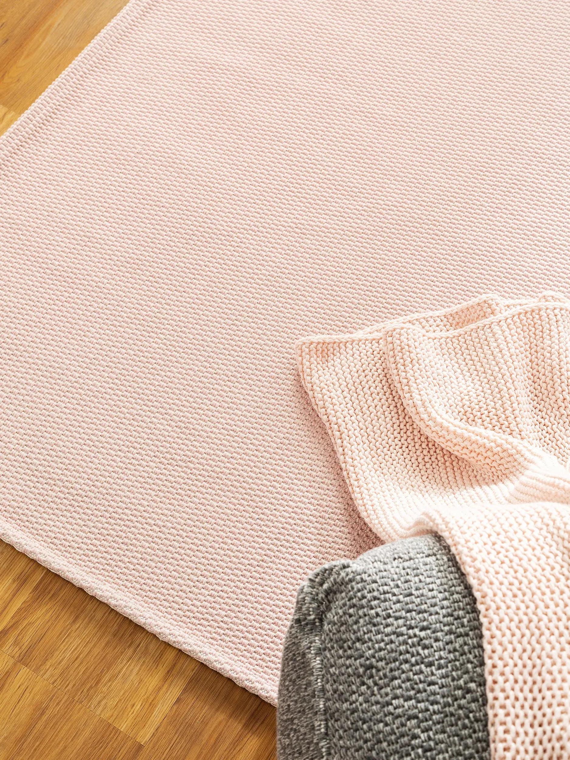 Cotton Rug Cooper Rose