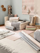 Cotton Rug Cooper Rose