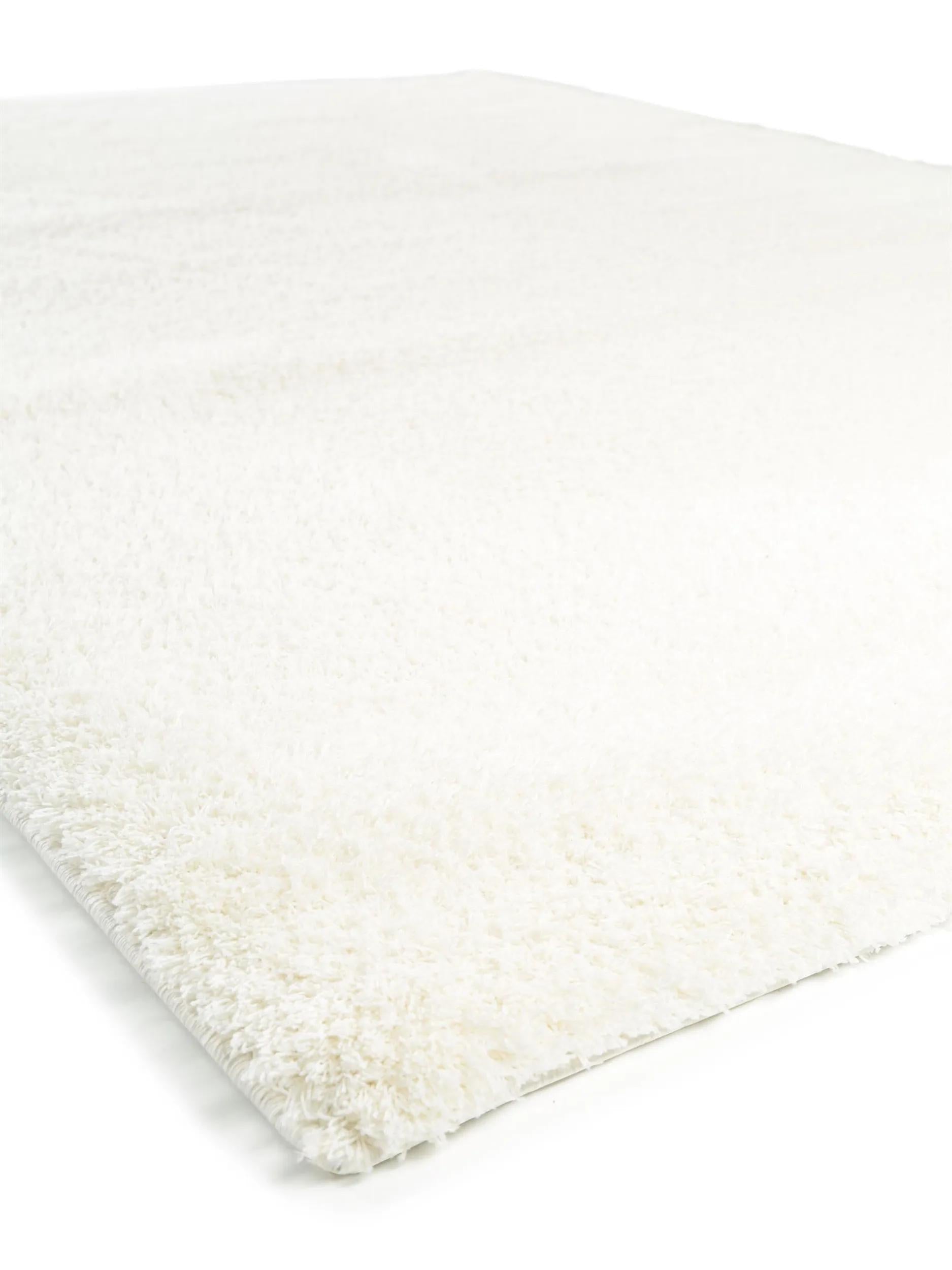 Shaggy rug Cosy White