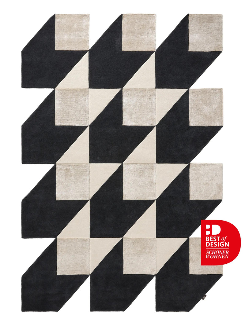 Rug Cubes Black/White