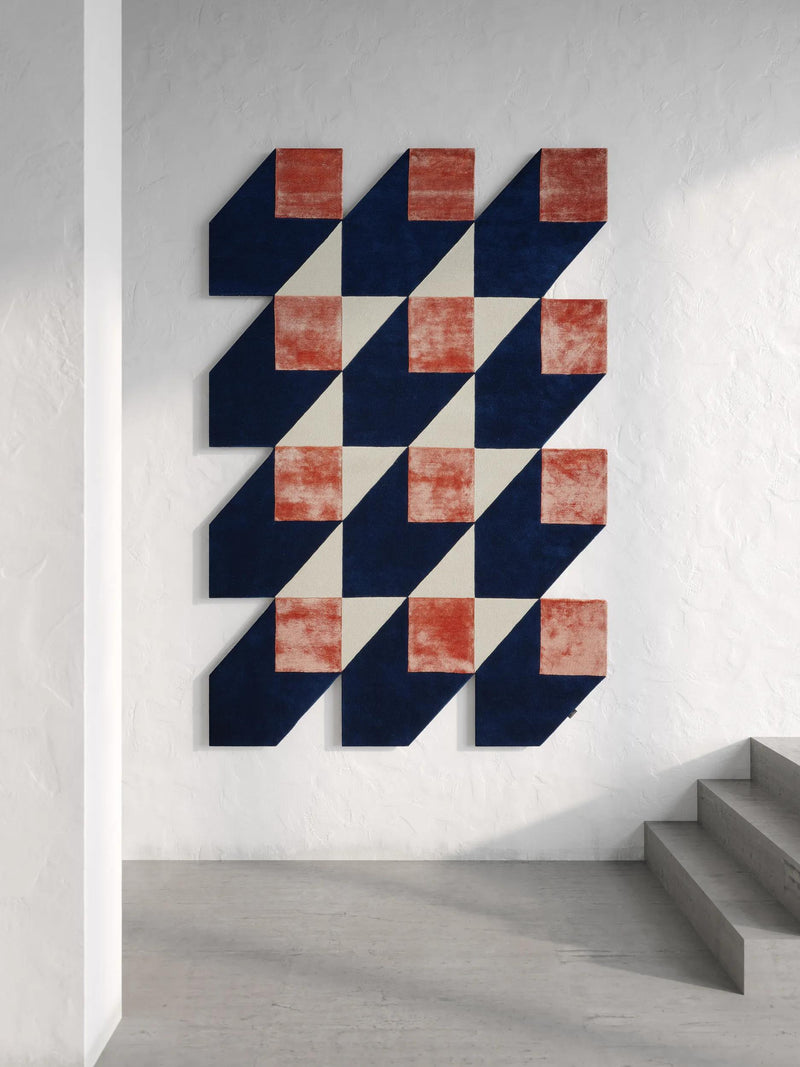 Rug Cubes Blue/Orange