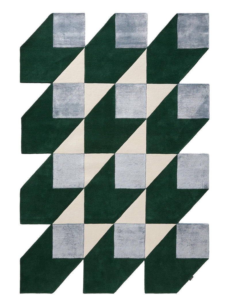 Rug Cubes Blue/Green