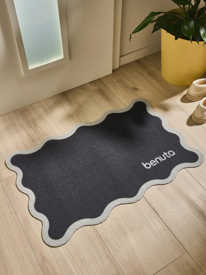 Door mat Curl Black