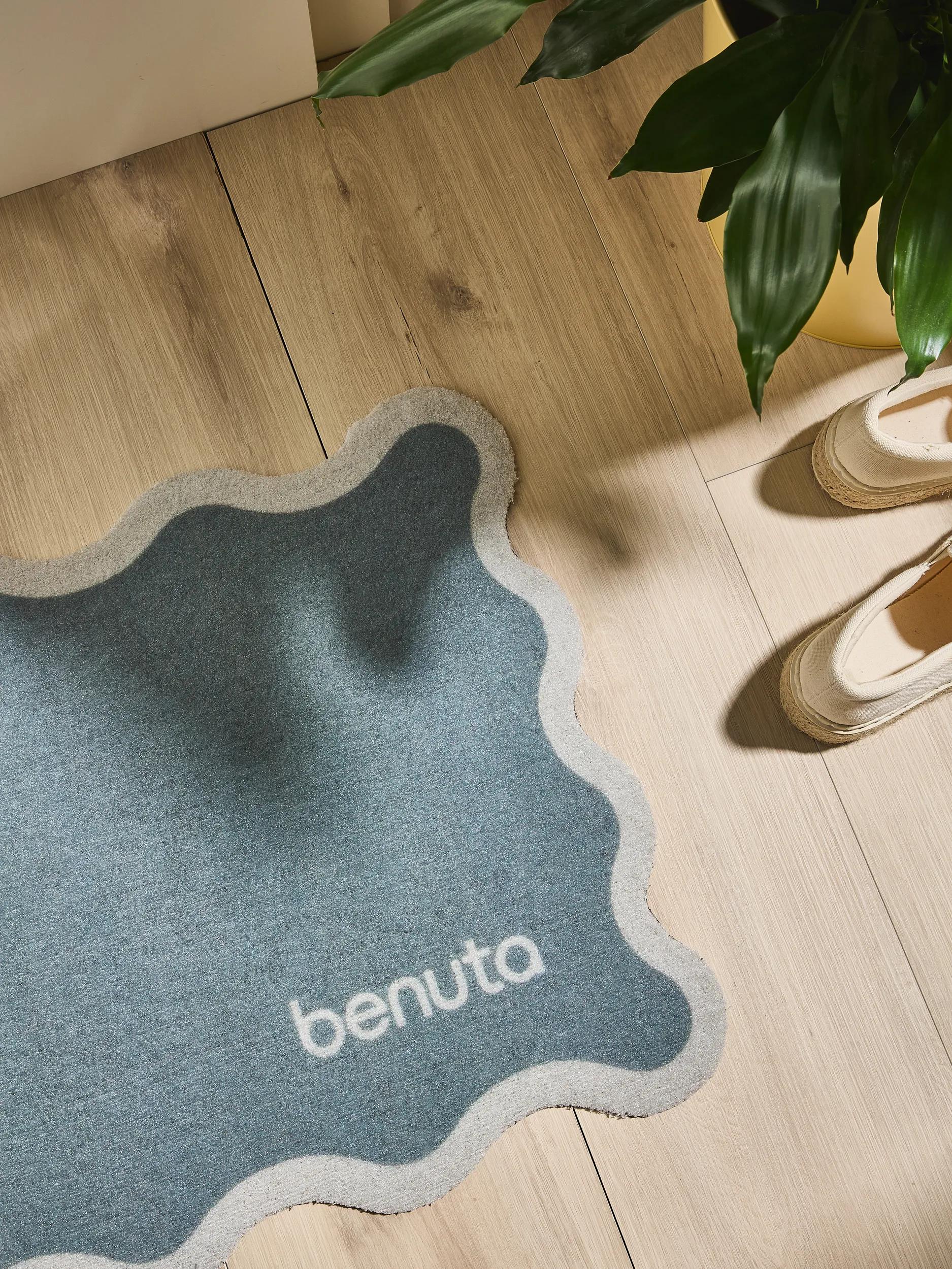 Door mat Curl Grey