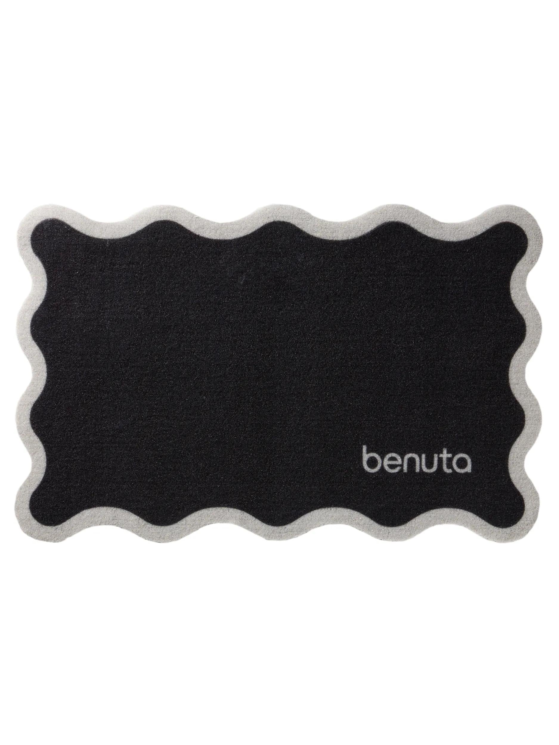 Door mat Curl Black