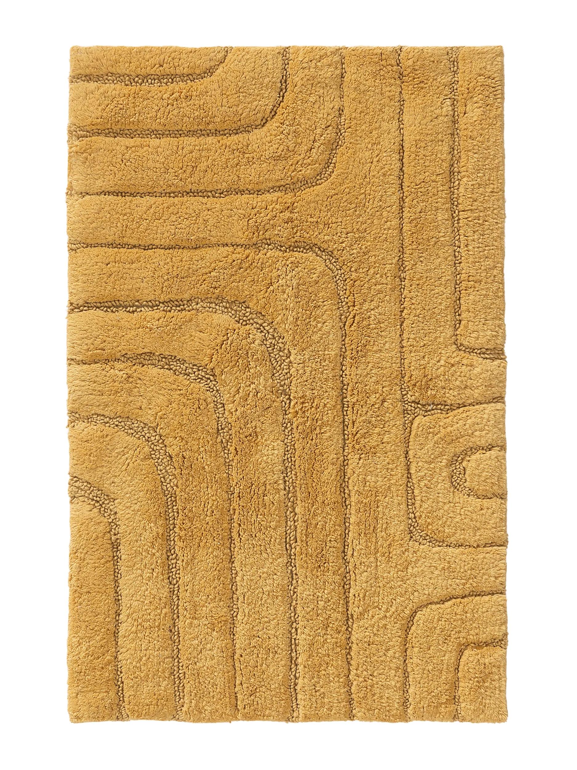Bath Rug Dan Yellow