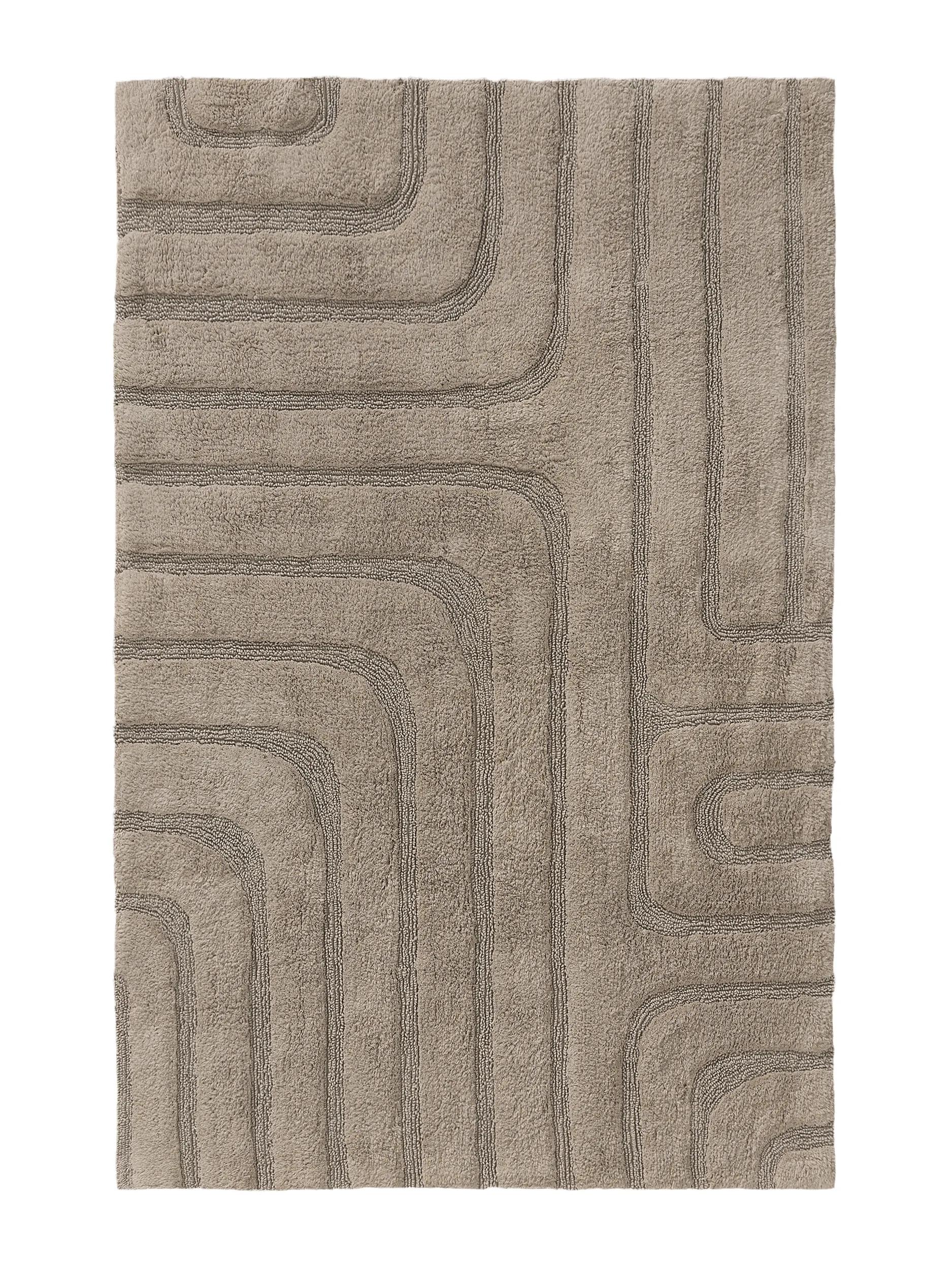 Bath Rug Dan Taupe