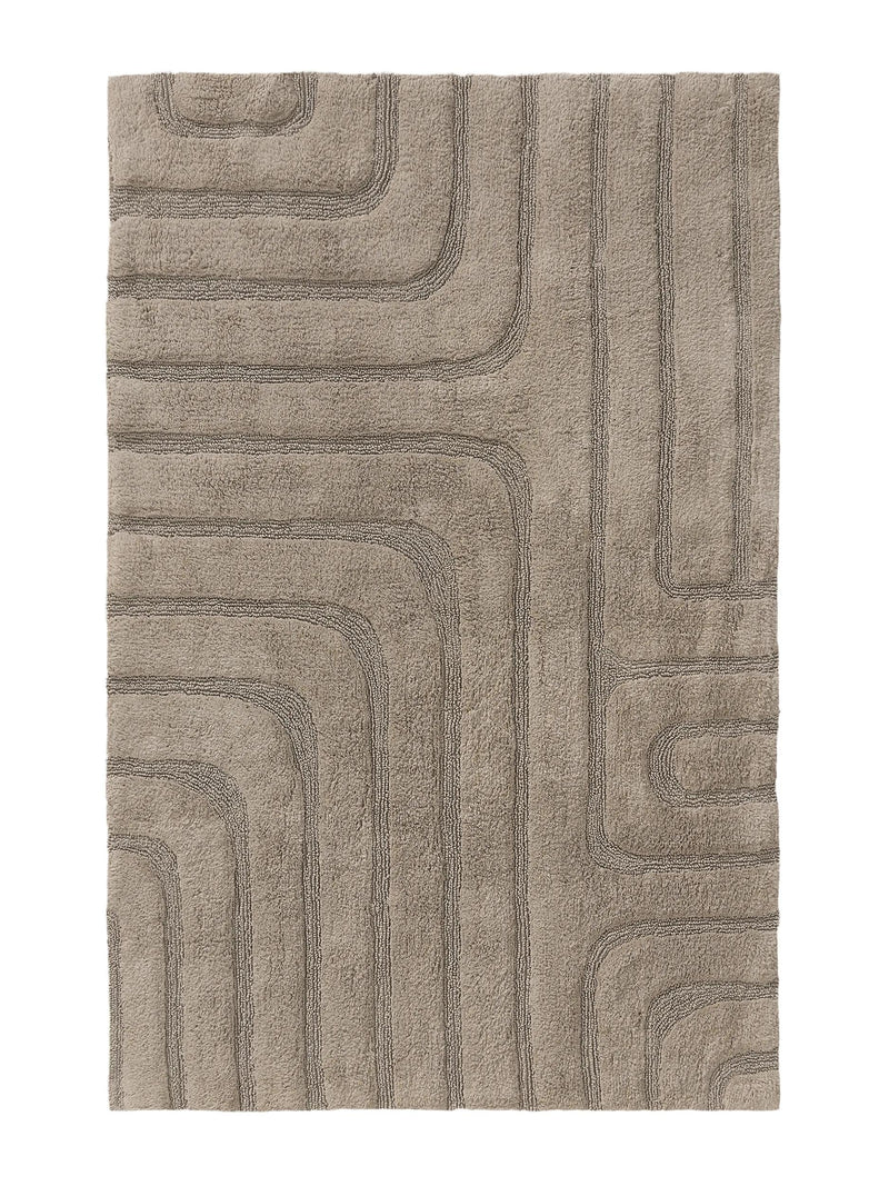 Bath Rug Dan Taupe