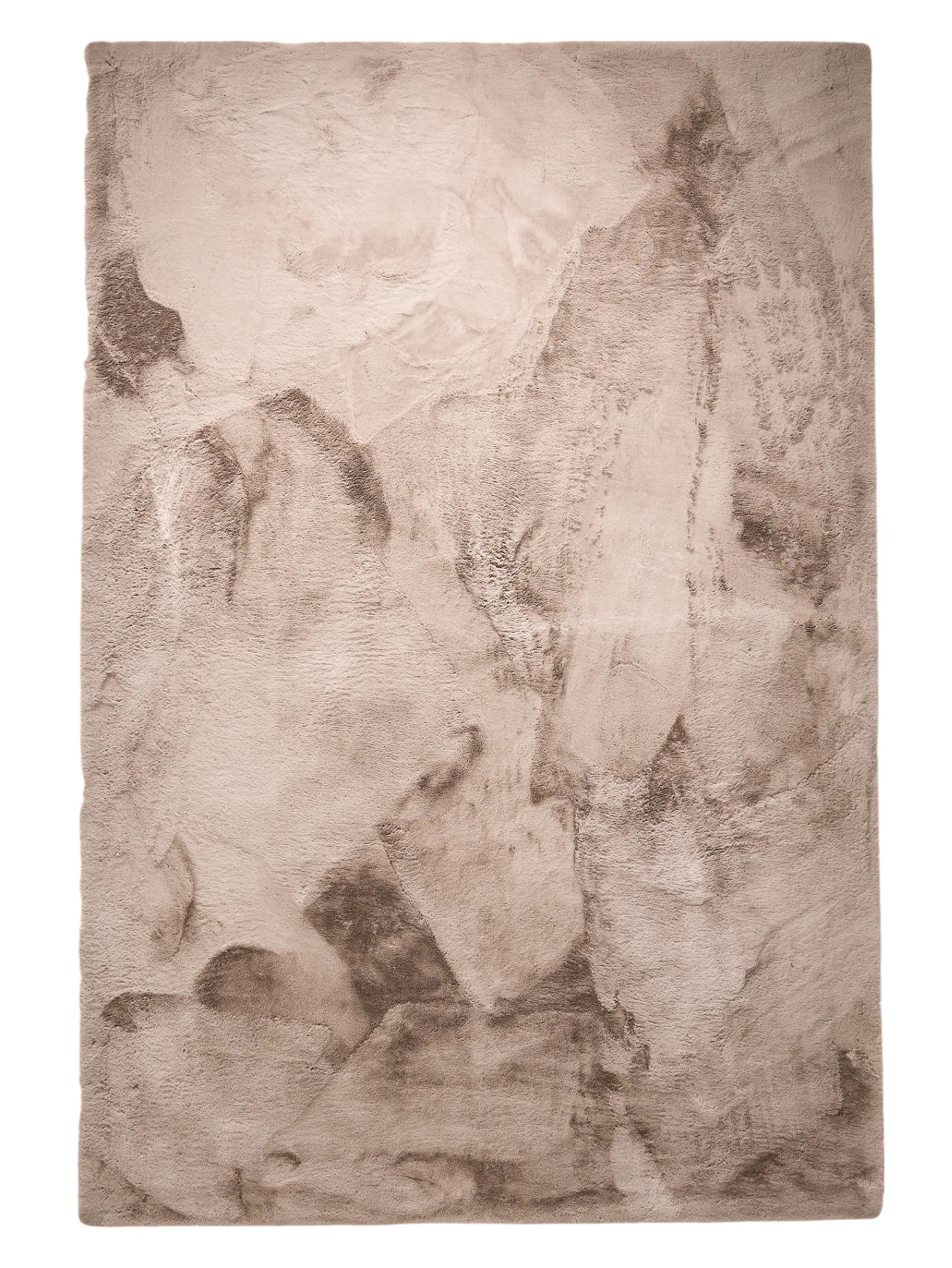 Fur Rug Dave Taupe