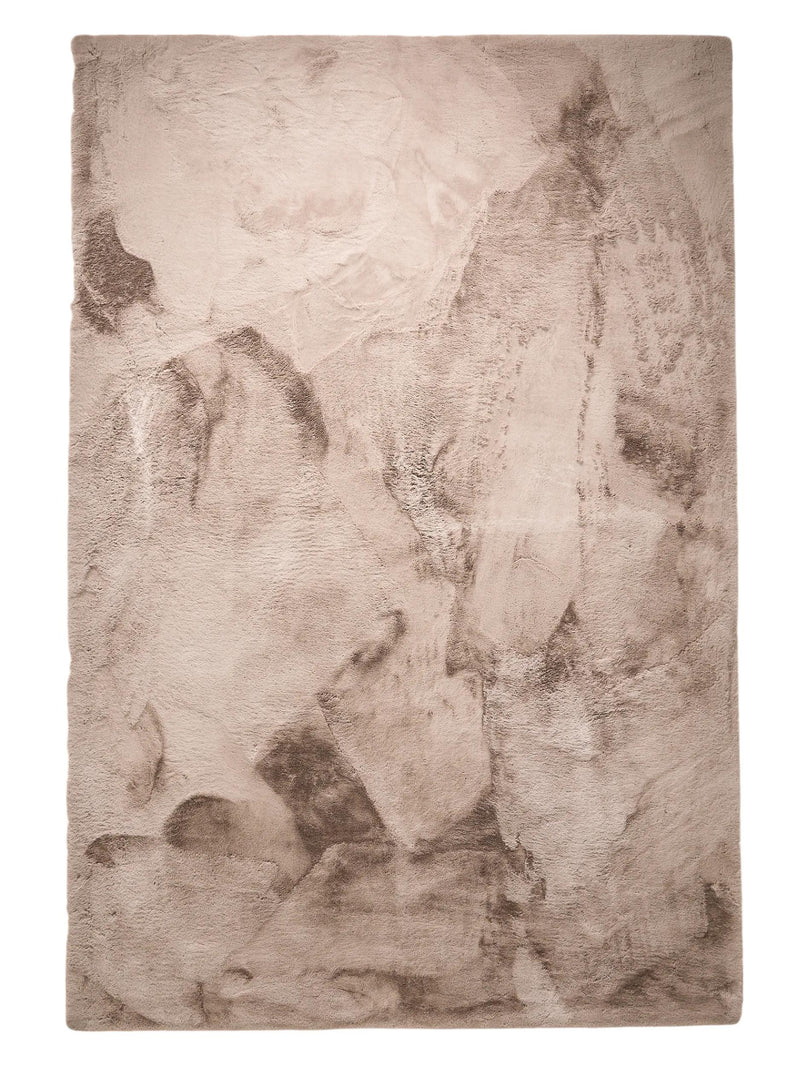 Fur Rug Dave Taupe
