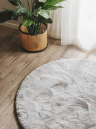 Fur Rug Dave Grey