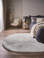 Faux Fur Rug Dave Grey