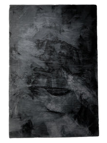 Fur Rug Dave Charcoal