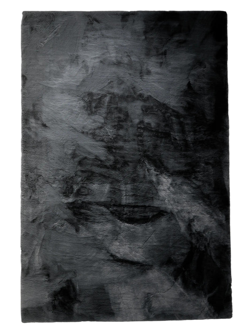Fur Rug Dave Charcoal
