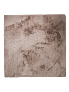 Fur Rug Dave Taupe