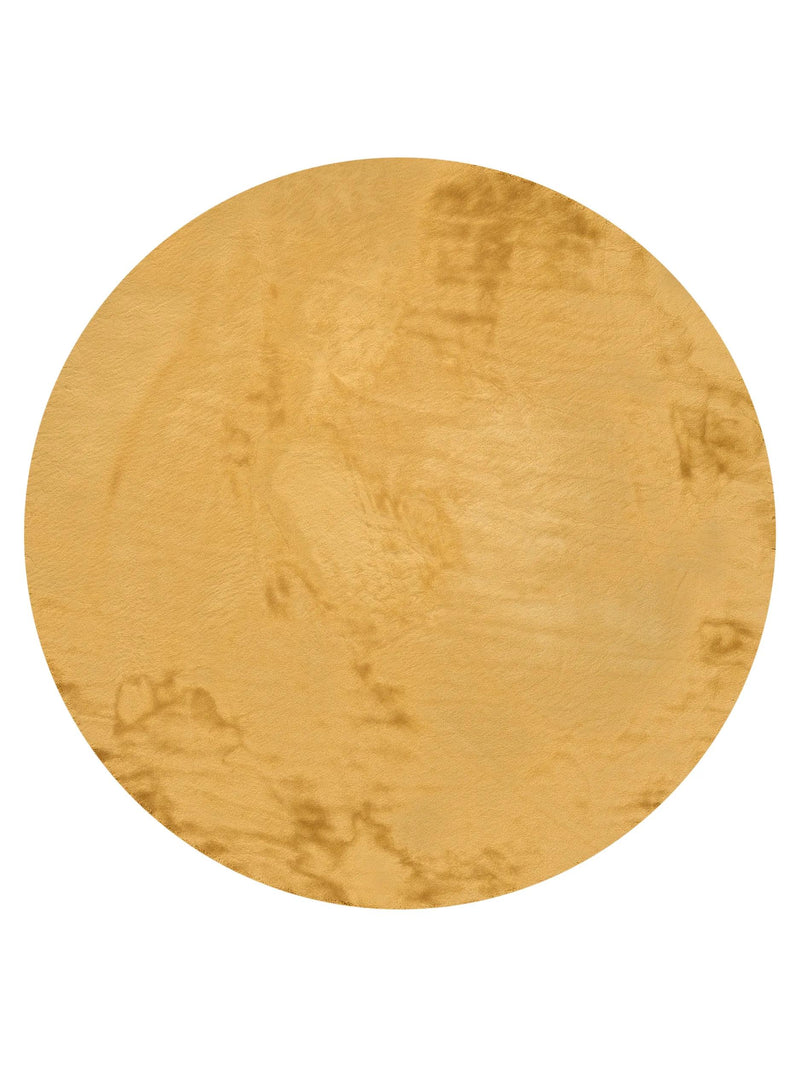 Fur Rug Dave Yellow