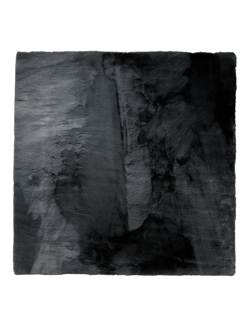 Fur Rug Dave Charcoal