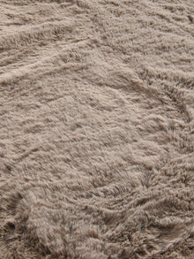 Faux Fur Rug Dave Taupe