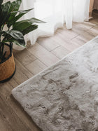 Fur Rug Dave Grey