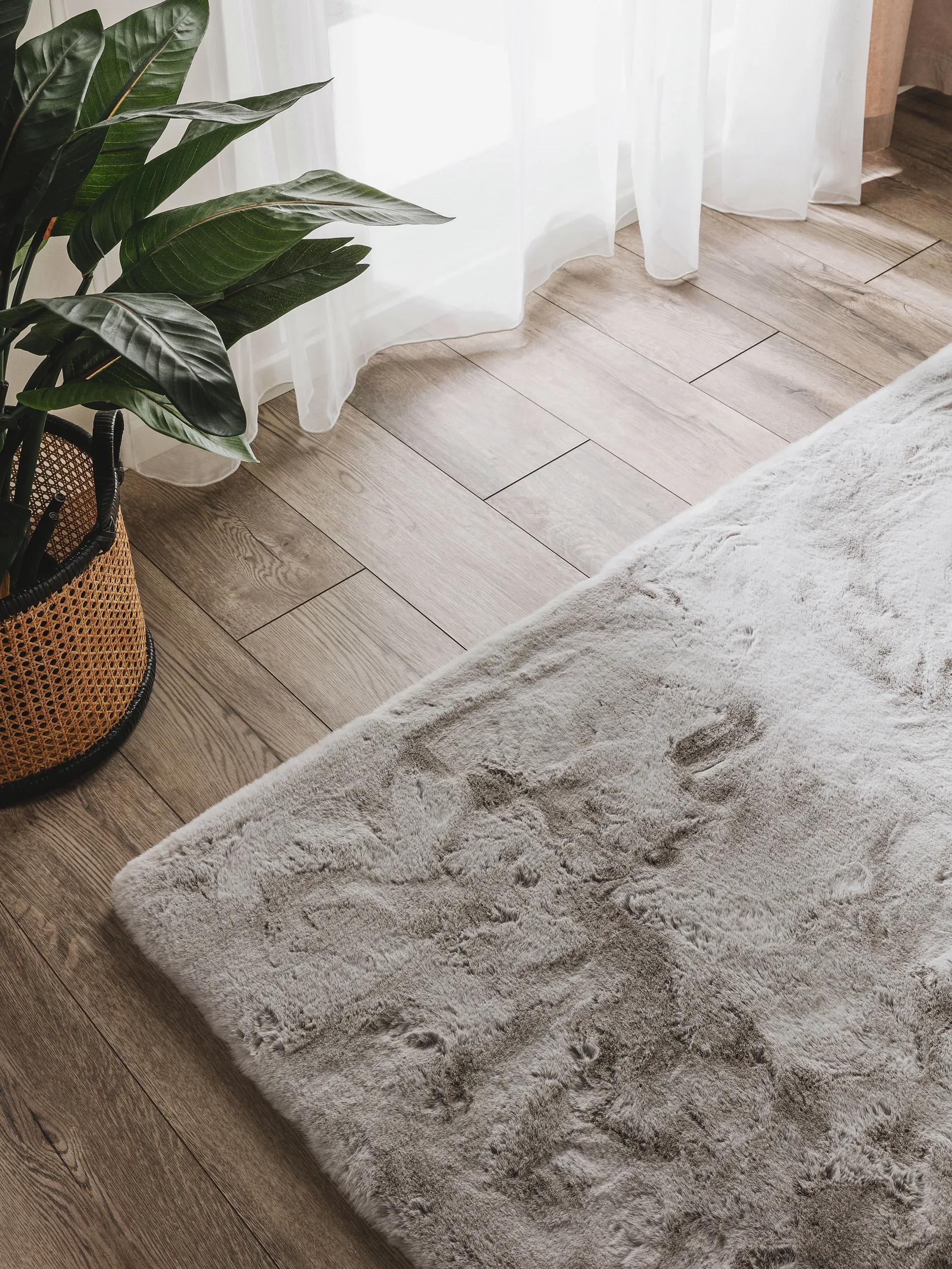 Fur Rug Dave Grey