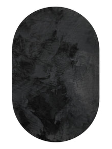 Faux Fur Rug Dave Charcoal