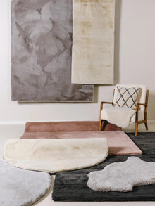 Fur Rug Dave Grey