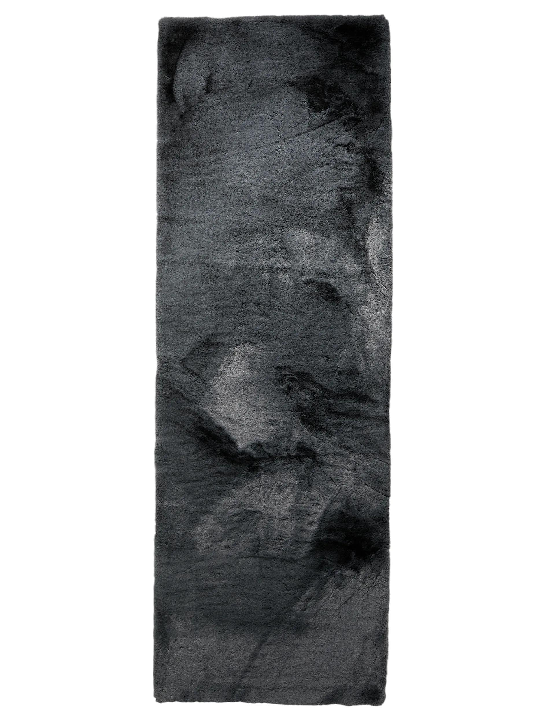 Fur Rug Dave Charcoal