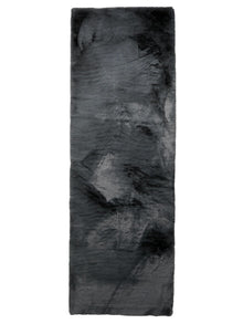 Fur Rug Dave Charcoal