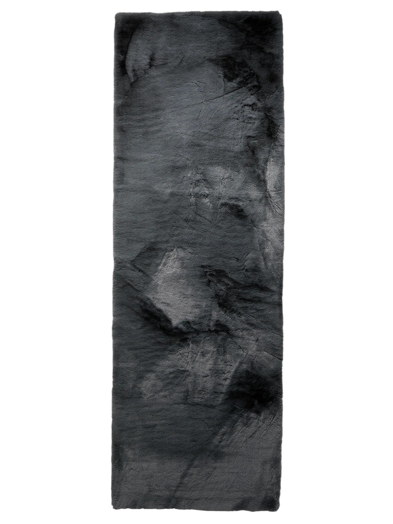 Fur Rug Dave Charcoal