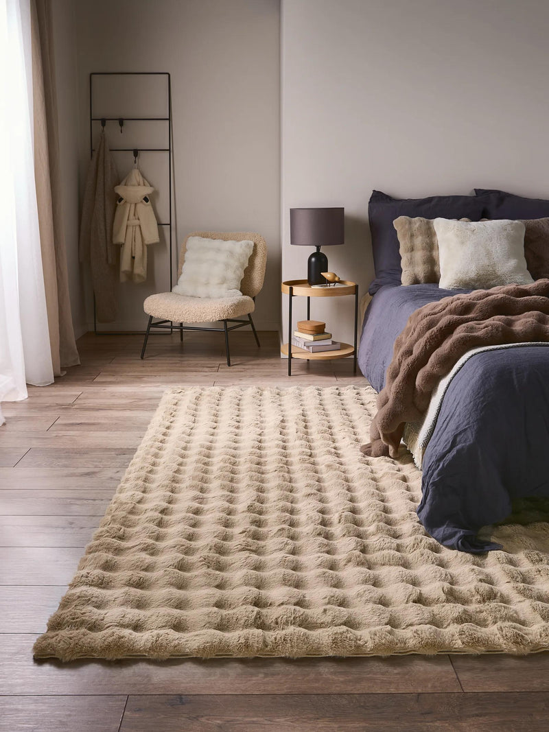 Fur Rug Dave Beige