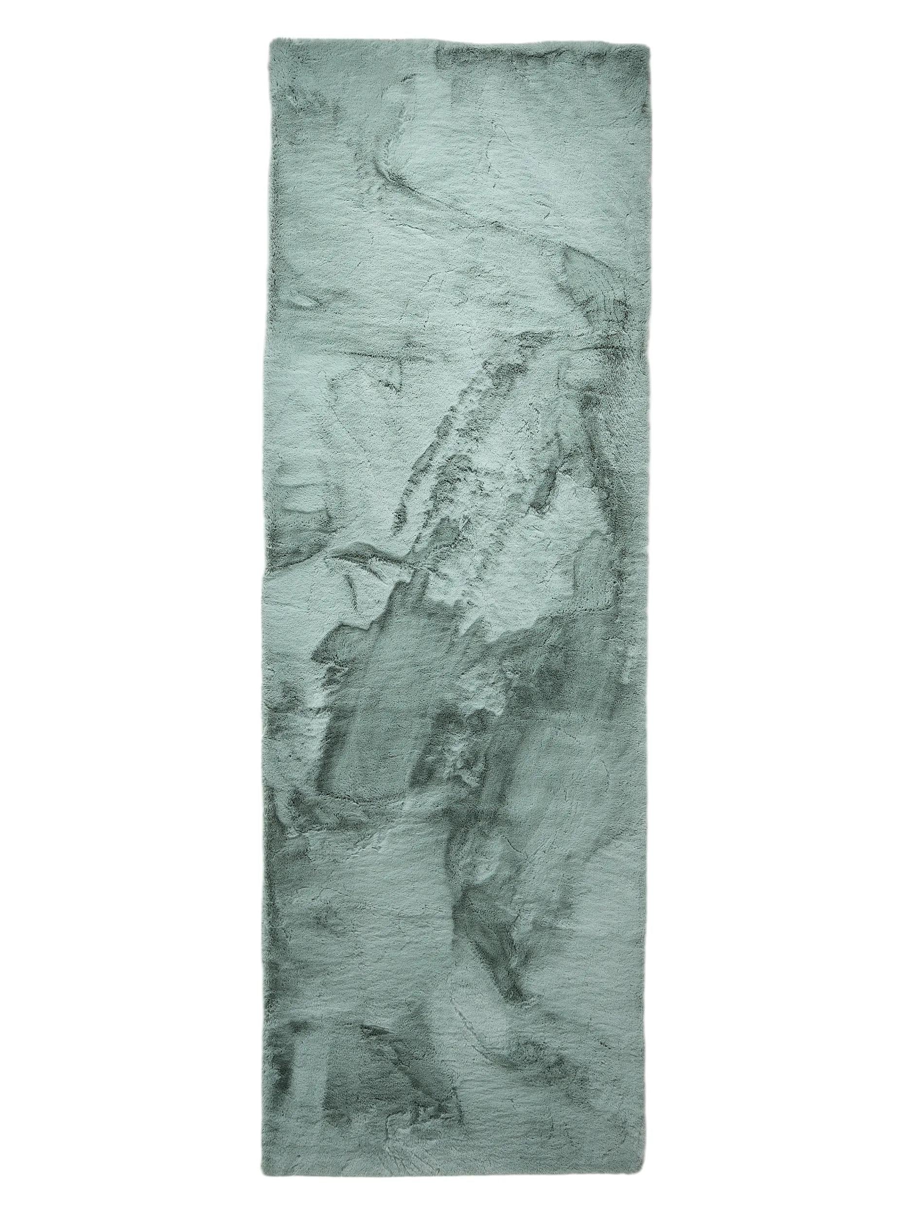Tapis en fourrure Dave Mint