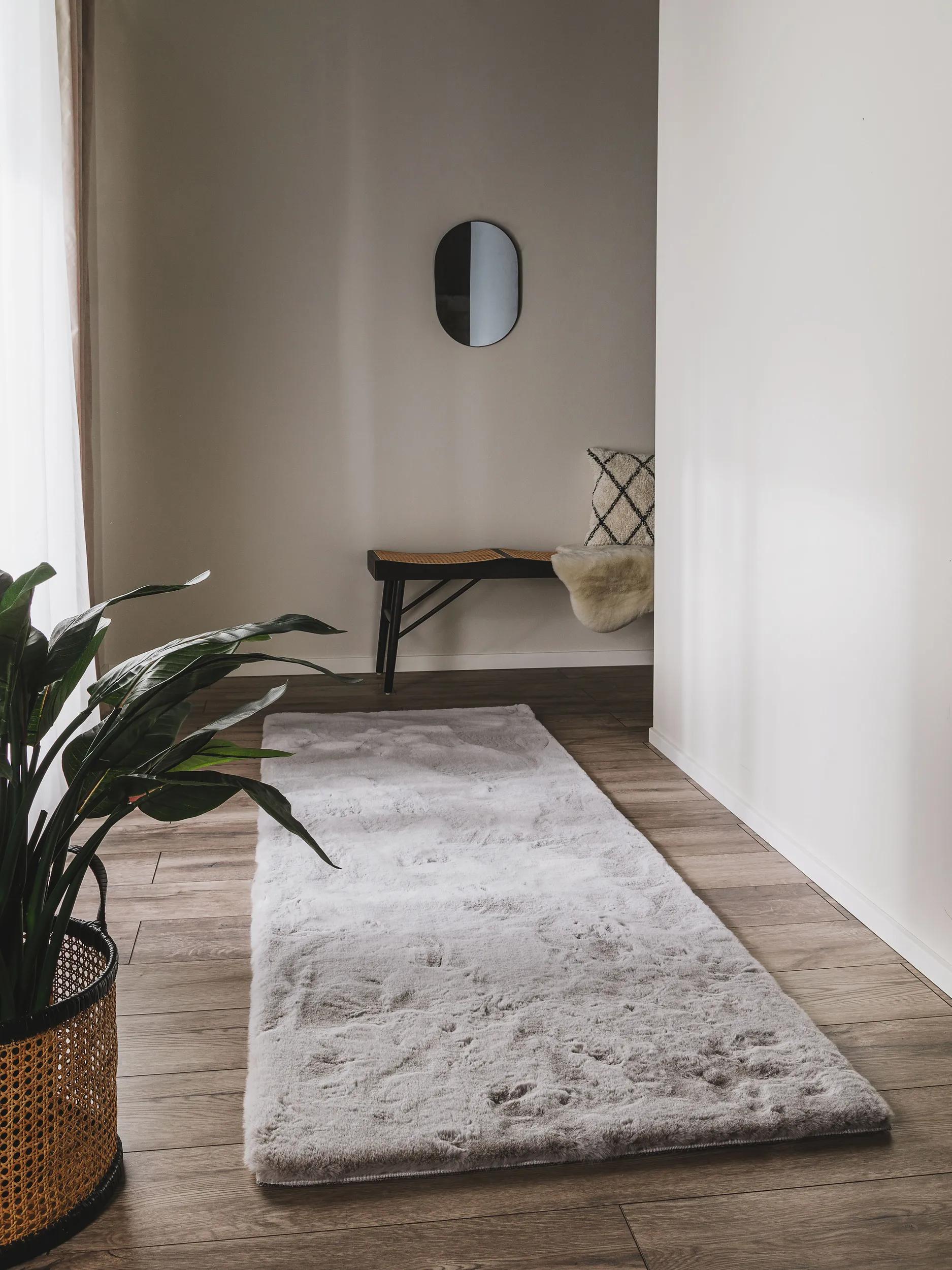 Fur Rug Dave Grey