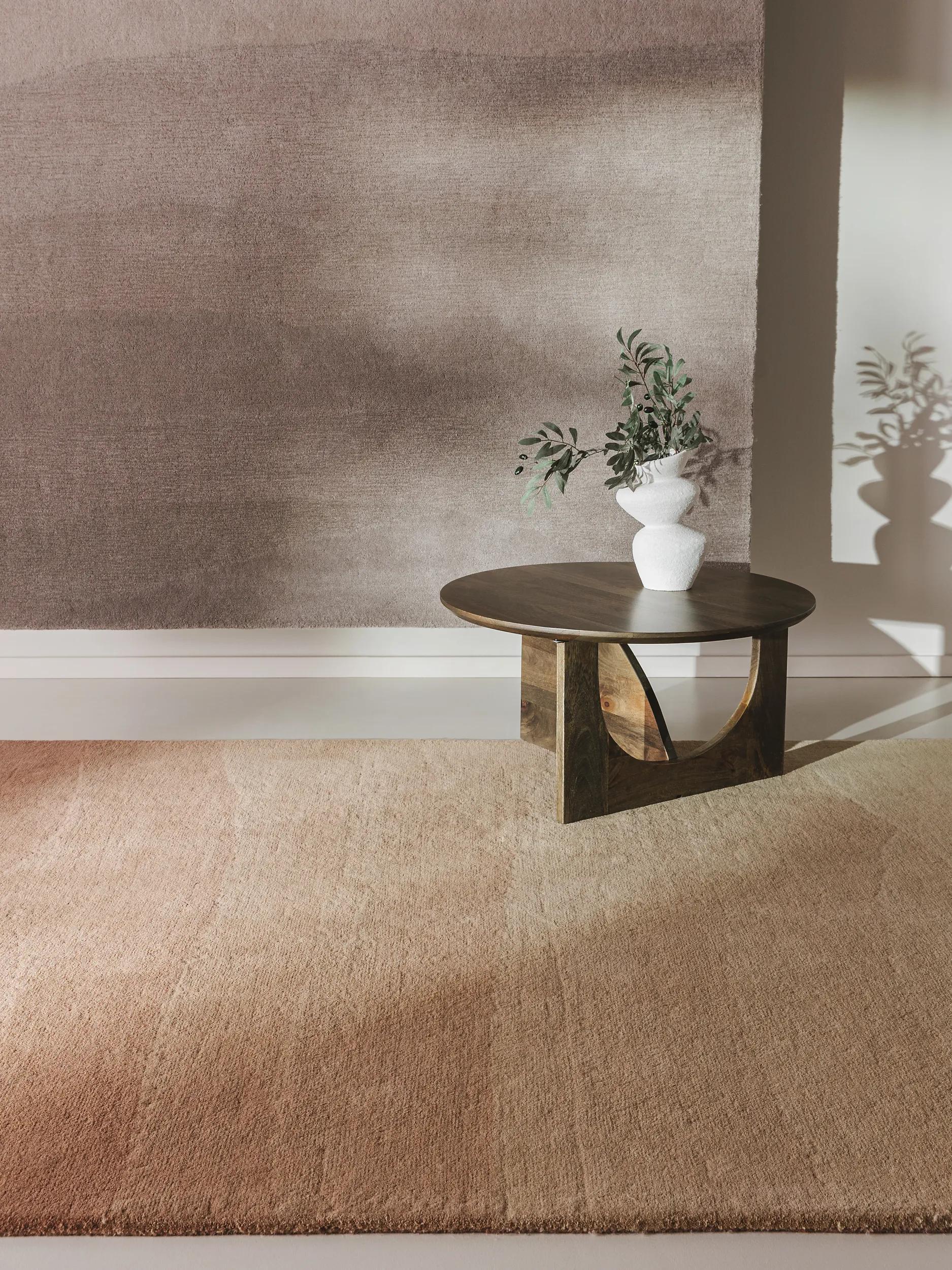 Tapis en laine Aube Beige