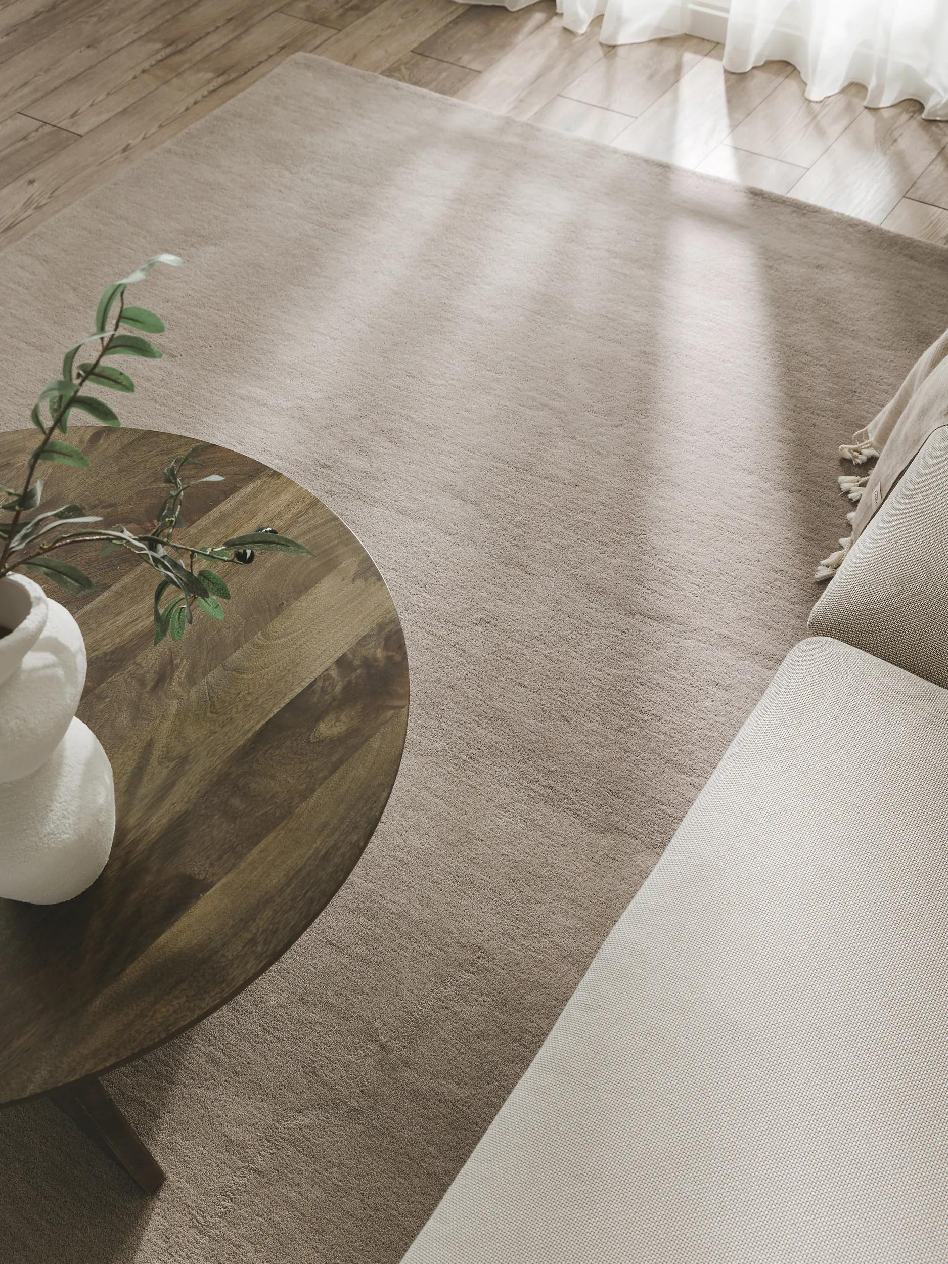 Tapis en laine Aube Beige