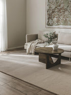 Tapis en laine Aube Beige